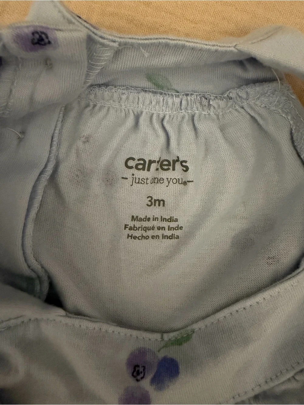 Carters worn once